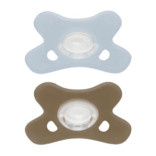 Difrax Fopspeen Natural Siliconen Ice/Clay 0-6 Maanden