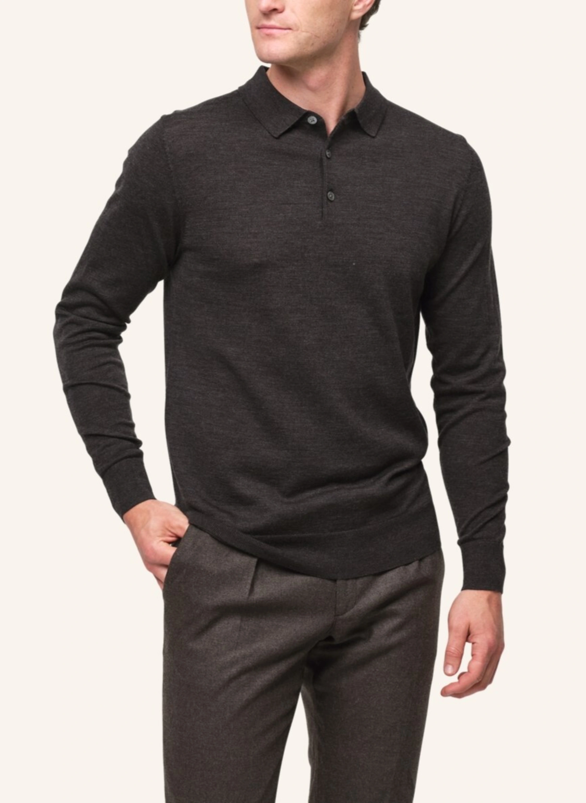 PROFUOMO Polo Langarm