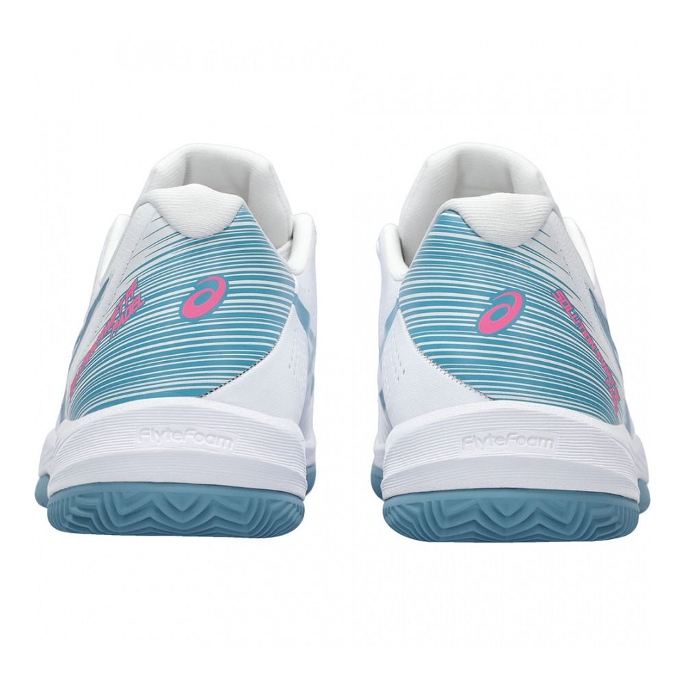 Asics SOLUTION SWIFT FF PADEL - Chaussures de padel Femme white/gris blue