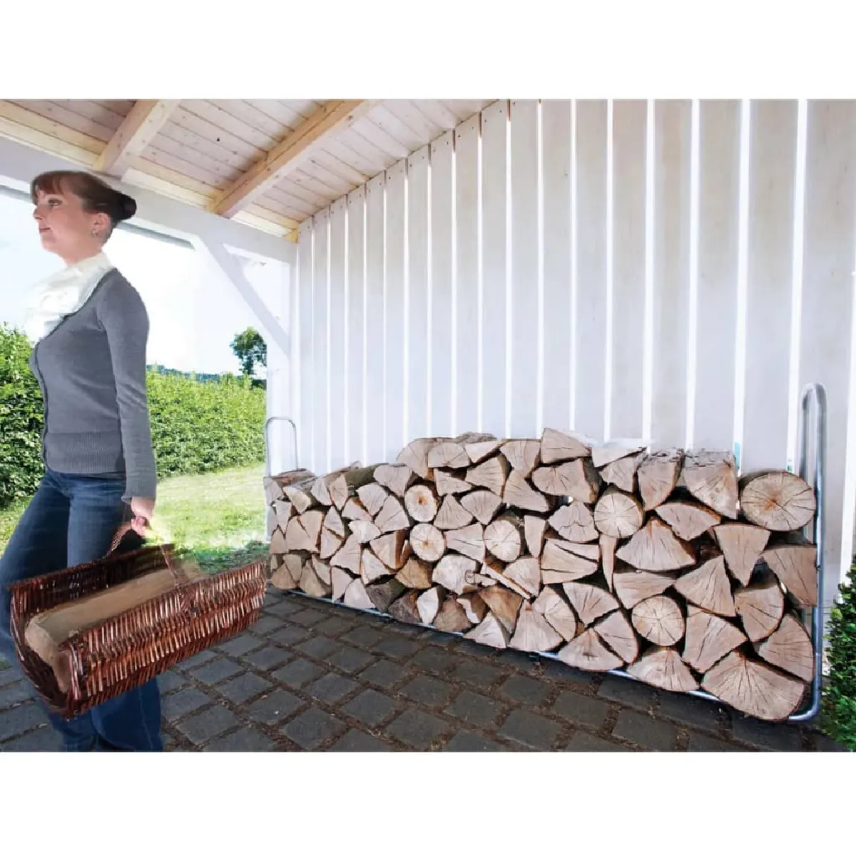 Wolfcraft Range-bûches - Extensible