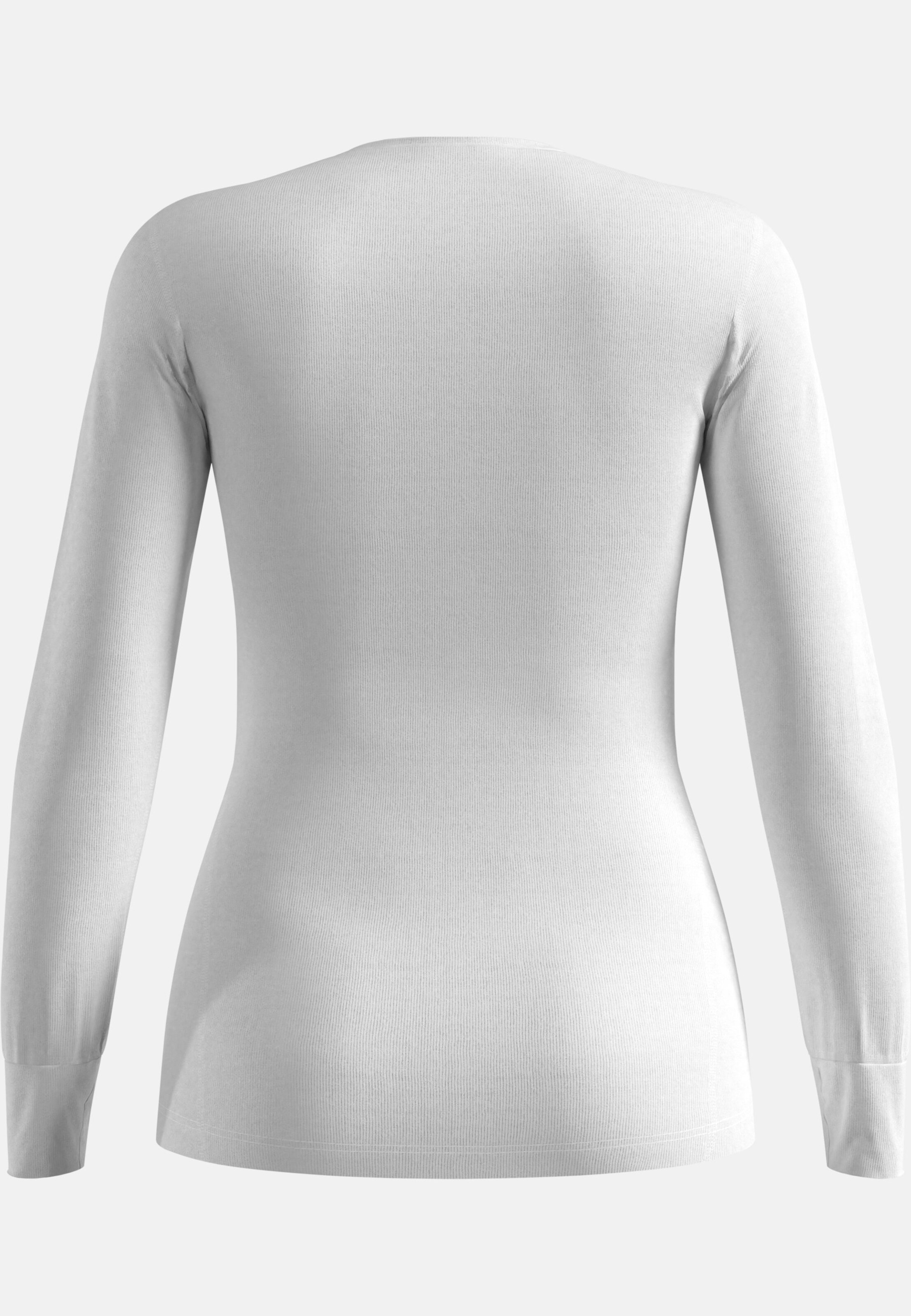 Active Warm Base Layer Langarmshirt in white