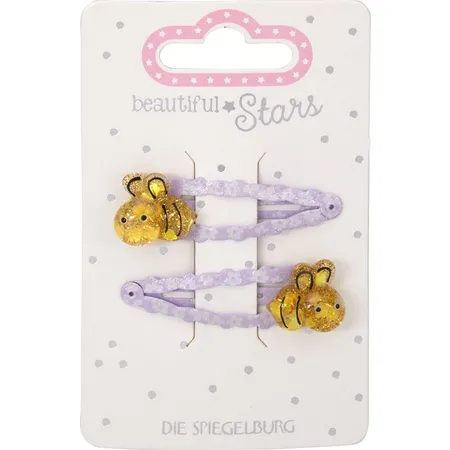 Die Spiegelburg Haarclip Biene - beautiful Stars, sort.