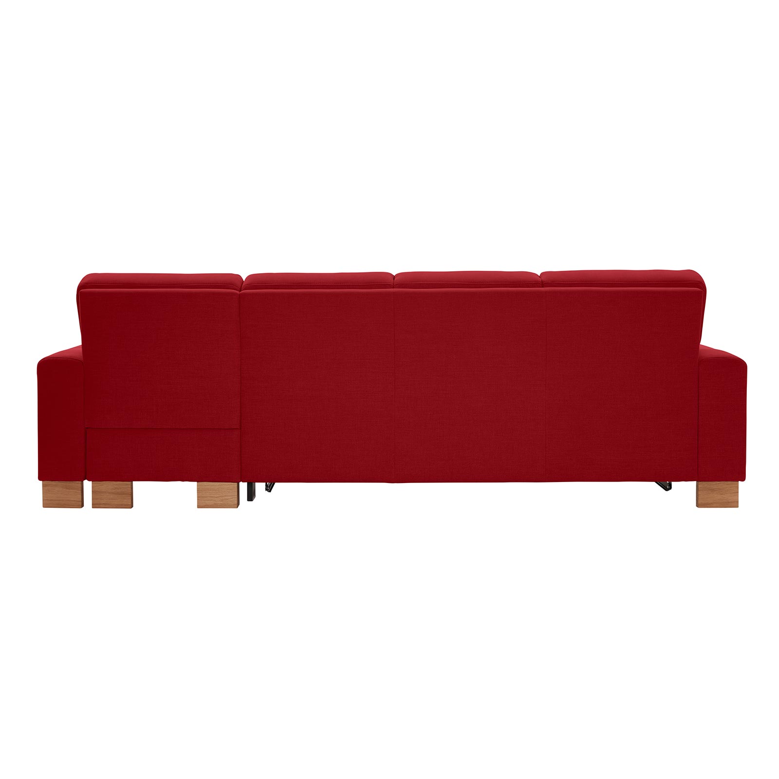 polsterpower Ecksofa - Miro bordeaux - Basismodell - Recamiere rechts