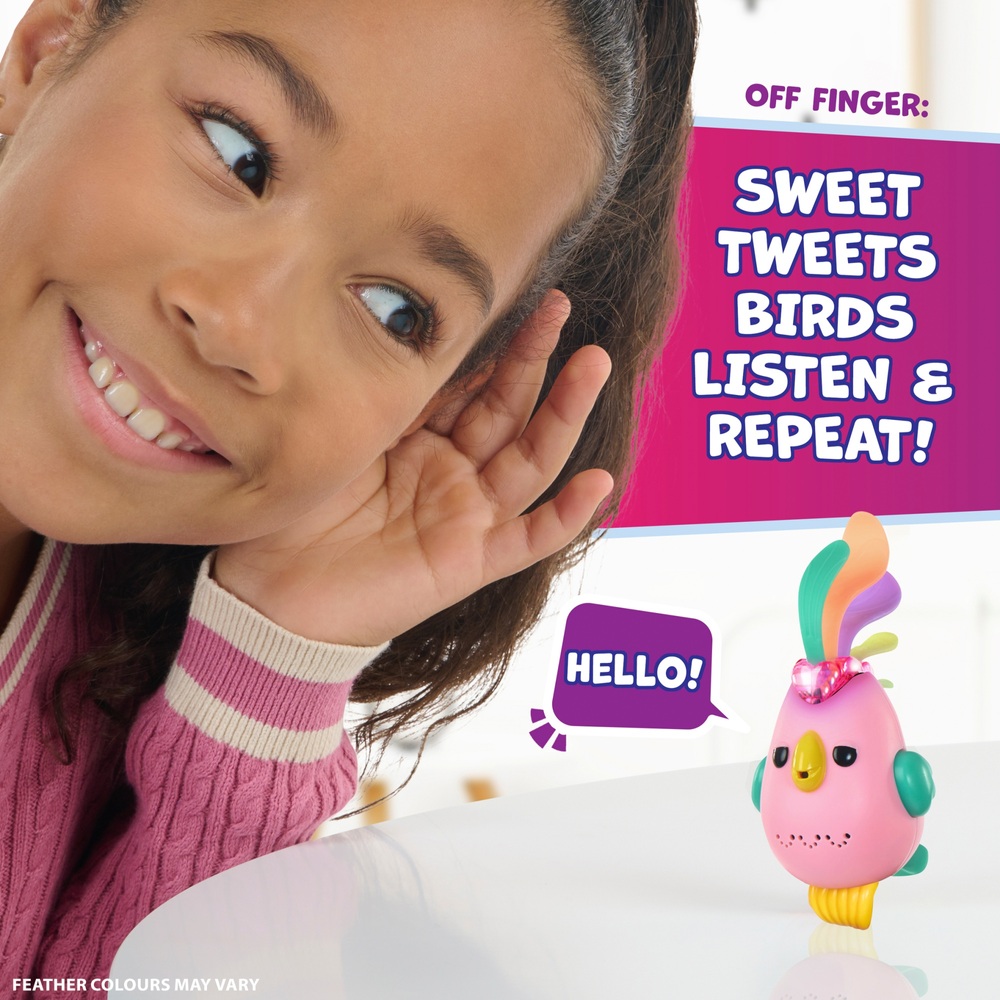 Fingerlings Sweet Tweets Bird Pink Debbie Interactive Pet