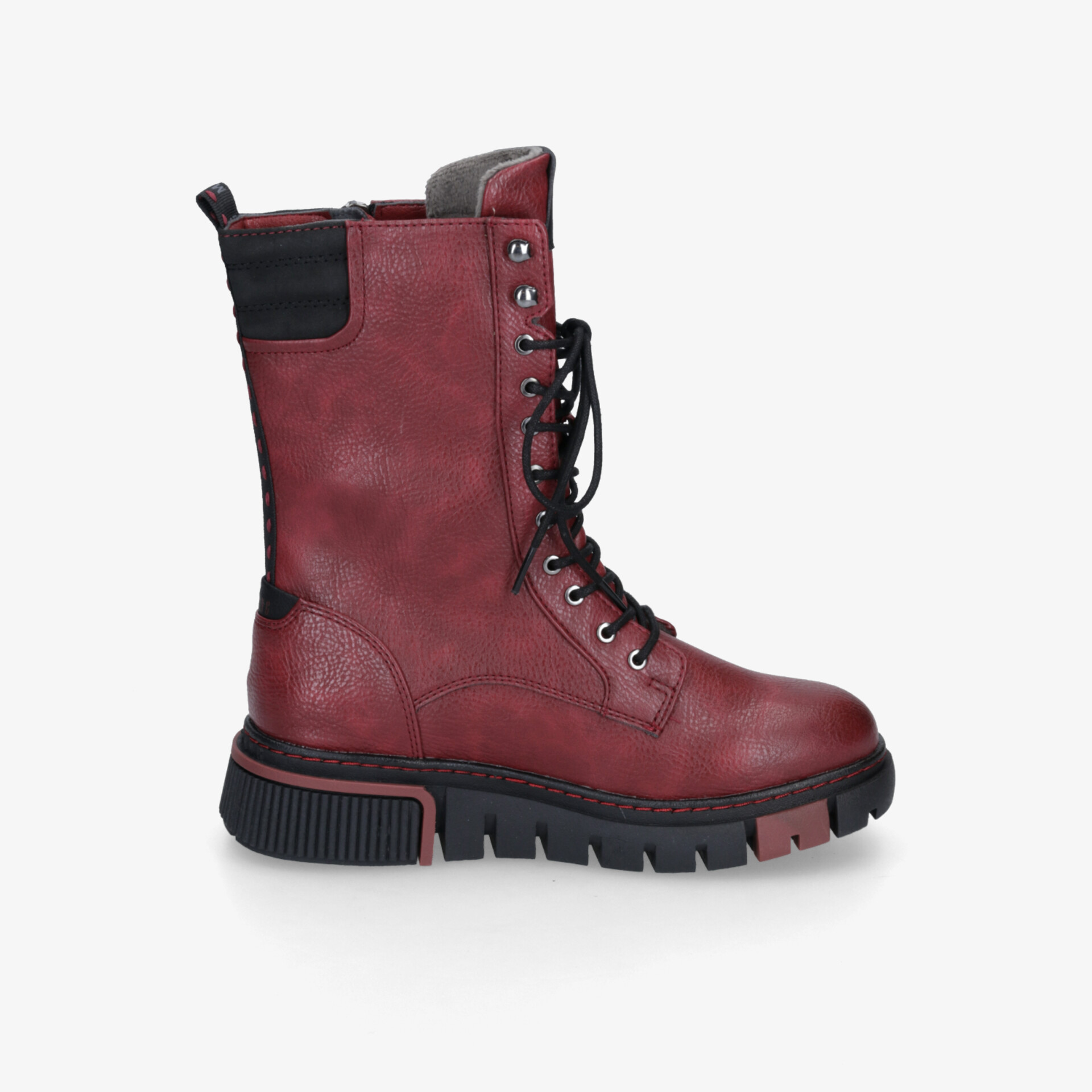 MUSTANG Damen Biker Boots rot