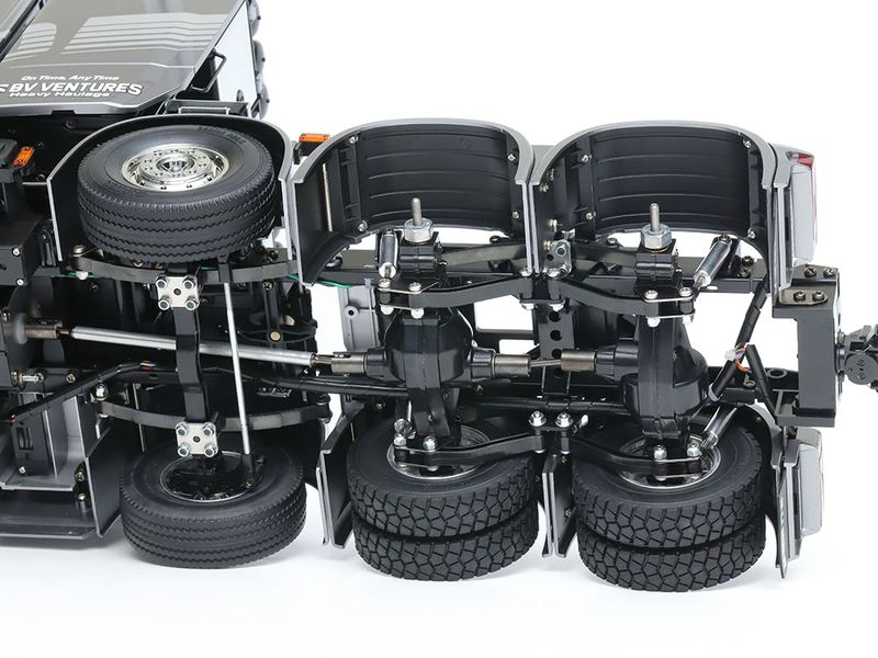 Tamiya Lastwagen Scania 770 S 8x4/4, Bausatz, 1:14 4-Achs Sattelschlepper mit 3-Gang Getriebe