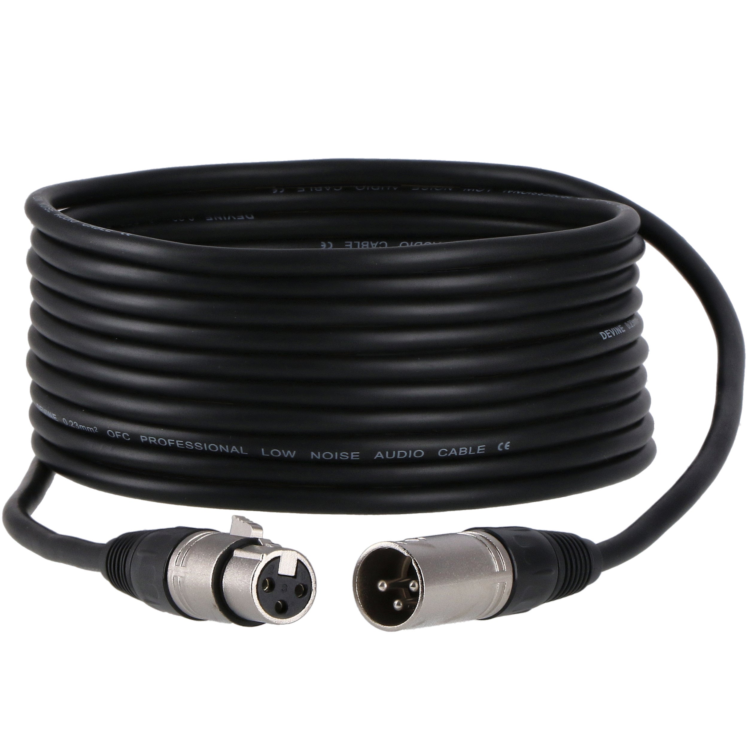 Devine MIC100/5 XLR microfoon- en signaalkabel 5 meter