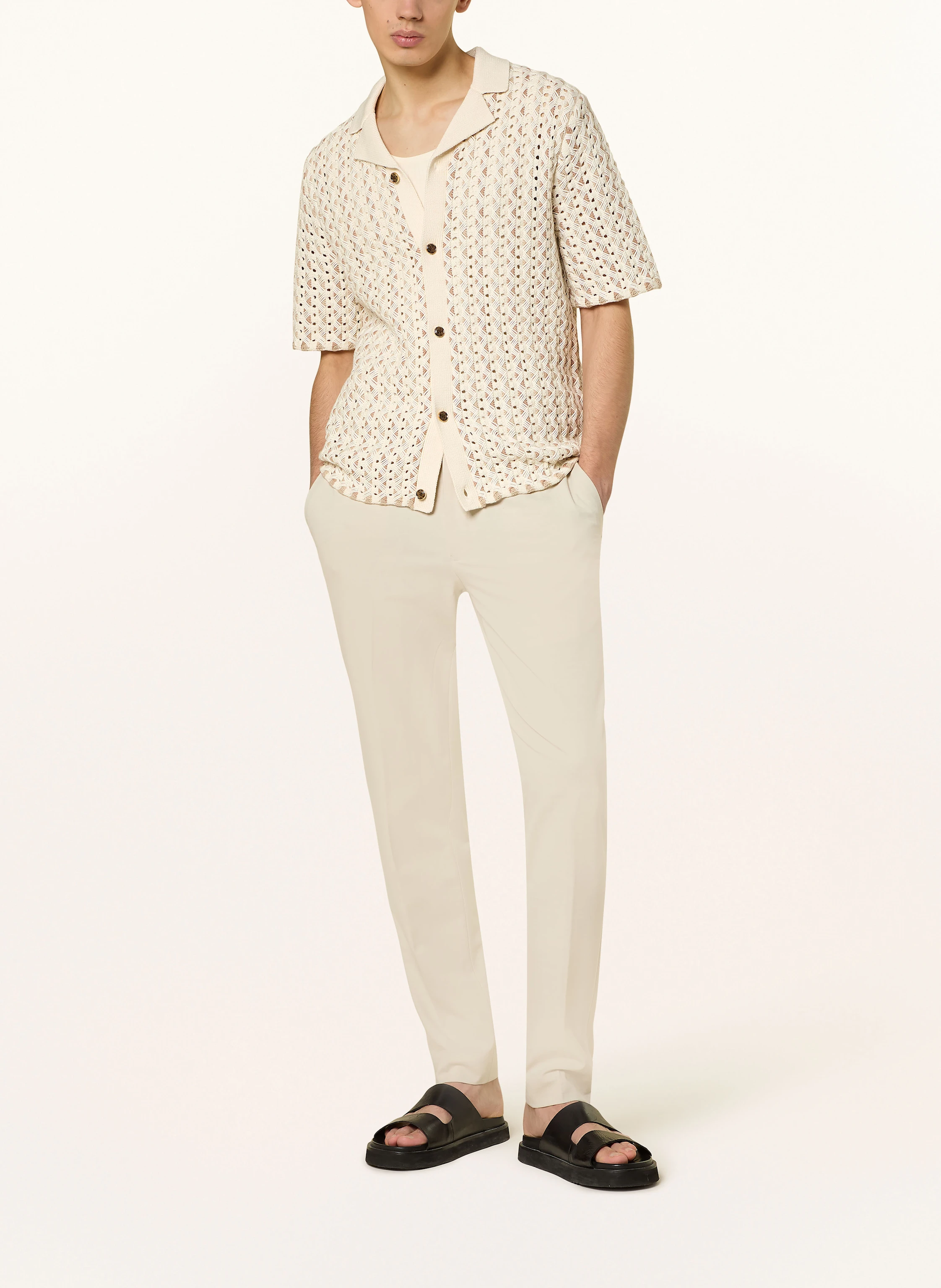 REISS Strickhemd ROULETTE Comfort Fit