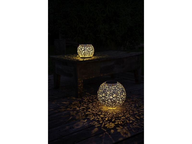 STT Solar Antic Globe Verana Creme Dekorative Solarleuchte