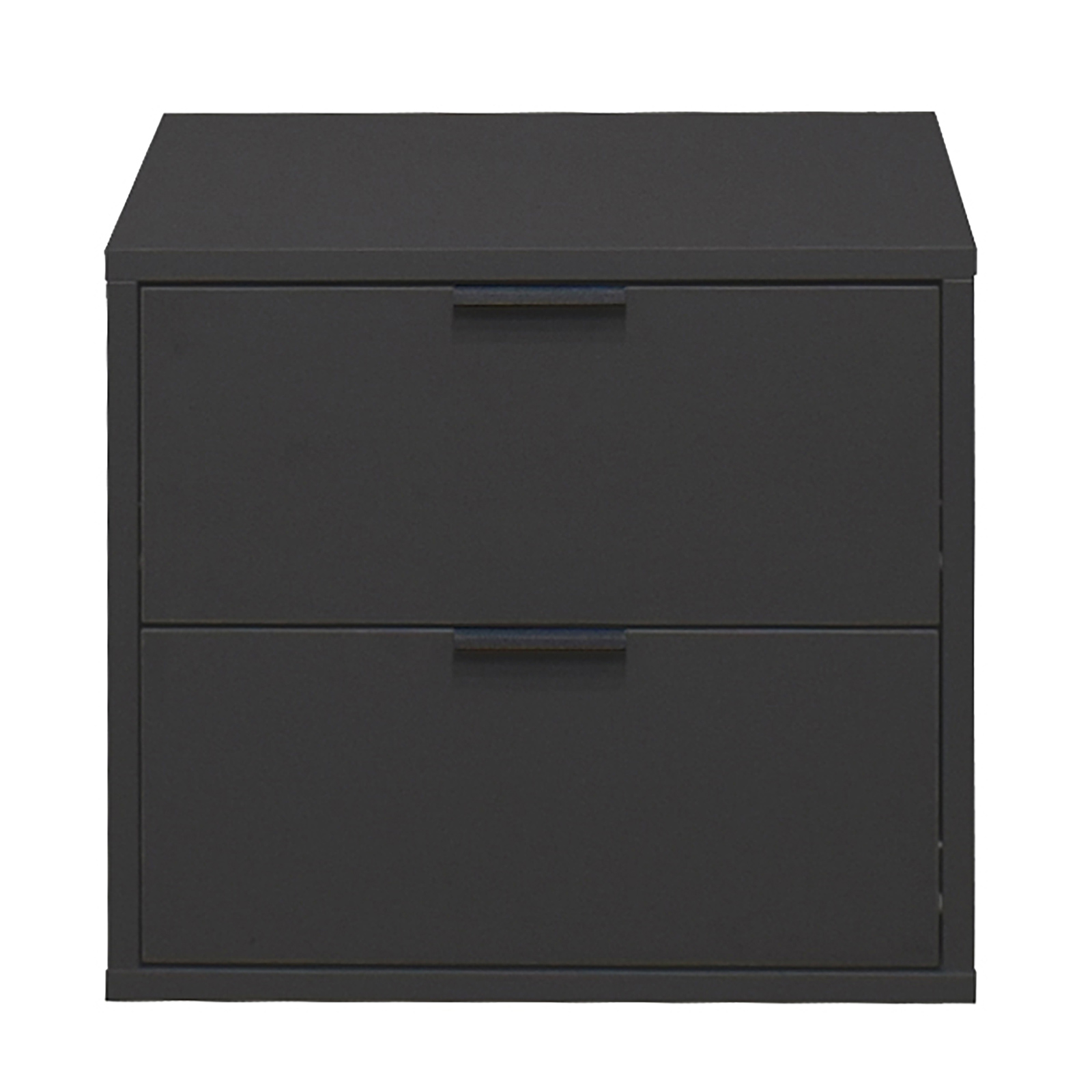 Kommode - anthrazit matt - 2 Schubkästen