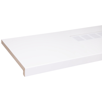 CanDo Vensterbank Radiatorbekleding Wit MDF 160x30 cm