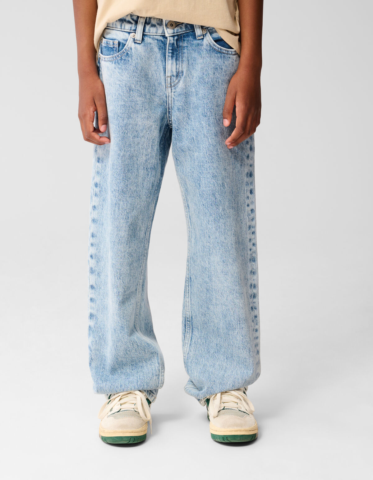 Baggy Fit Jeans Bleached