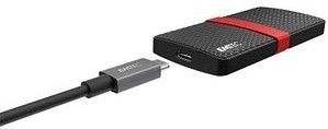 Emtec - Gen2 X200 - Externe SSD - Zwart - 512 GB - USB-C 3.1
