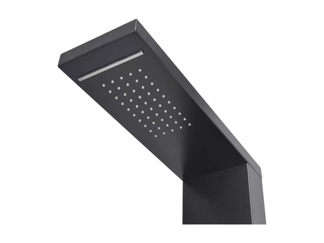 Système de panneau de aluminium noire 15 x 47 x 130 cm 02_0003119