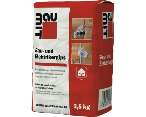 Baumit snelhardende constructie- en elektropleister, 2,5 kg