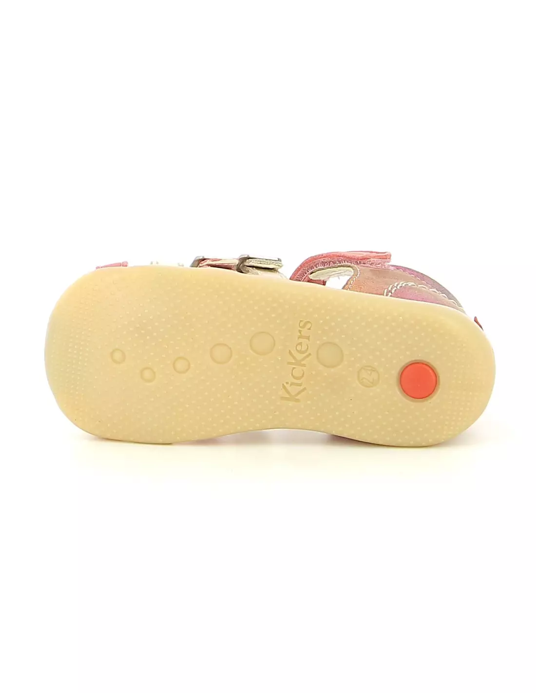 KICKERS BIGKRO - Sandales & nu-pieds Rosemetallise
