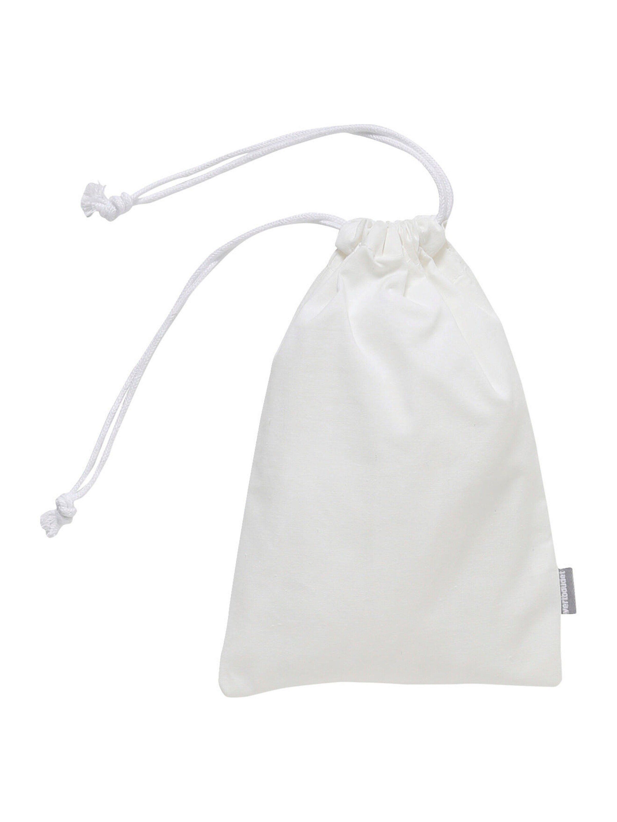 Vertbaudet Bio-Kollektion: 10er-Pack Baby Waschlappen mit Aufbewahrungsbeutel weiß geblümt/flora