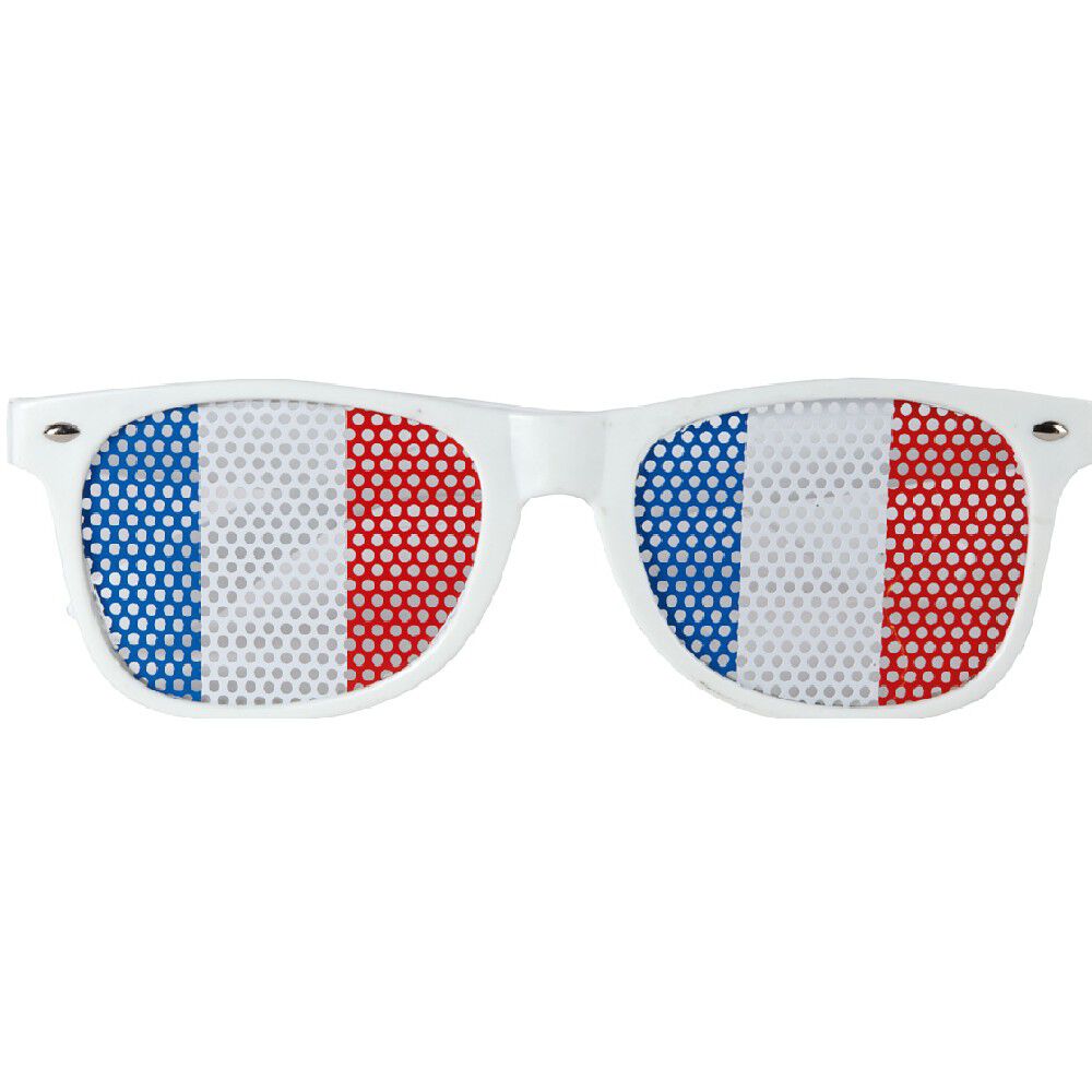 Lunettes perforées supporter France