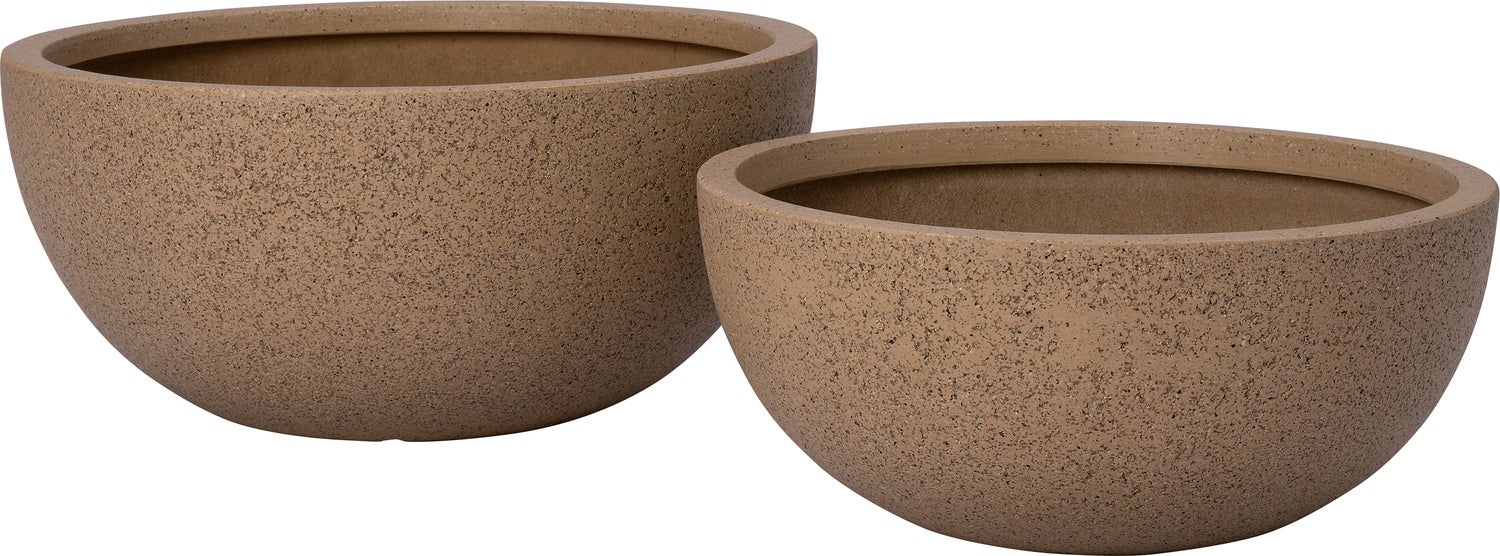 Intratuin plantenschaal Hanneke bruin D 45 H 20 cm