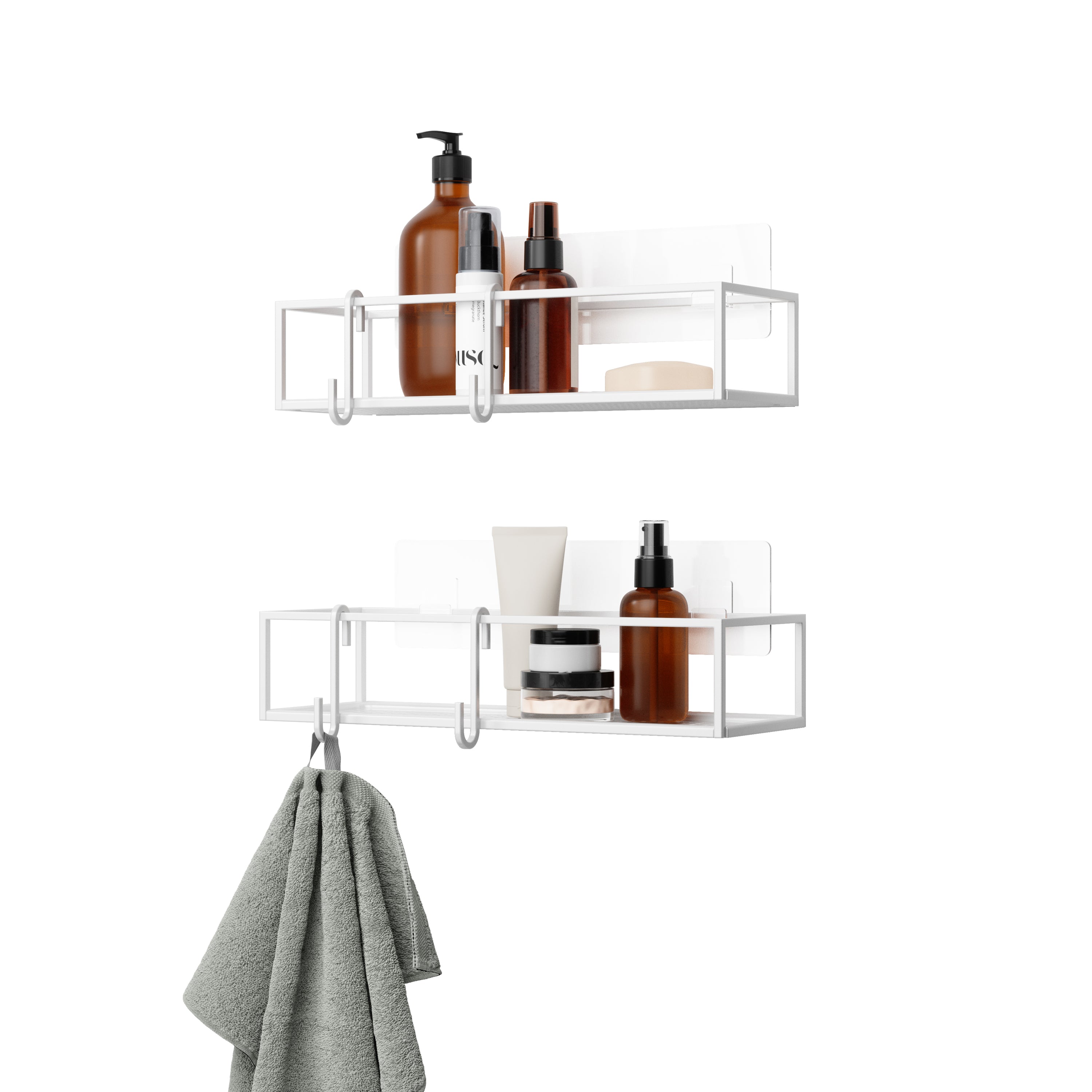 Umbra Cubiko Doucherek Set van 2 - Wit