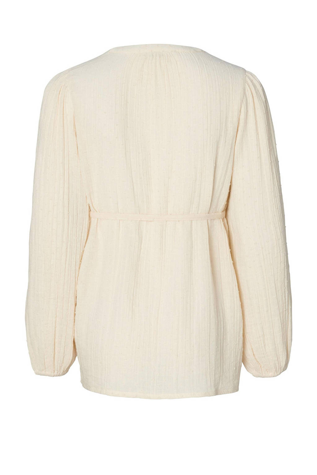 Noppies zwangerschaps- en voedingsblouse Joy ecru