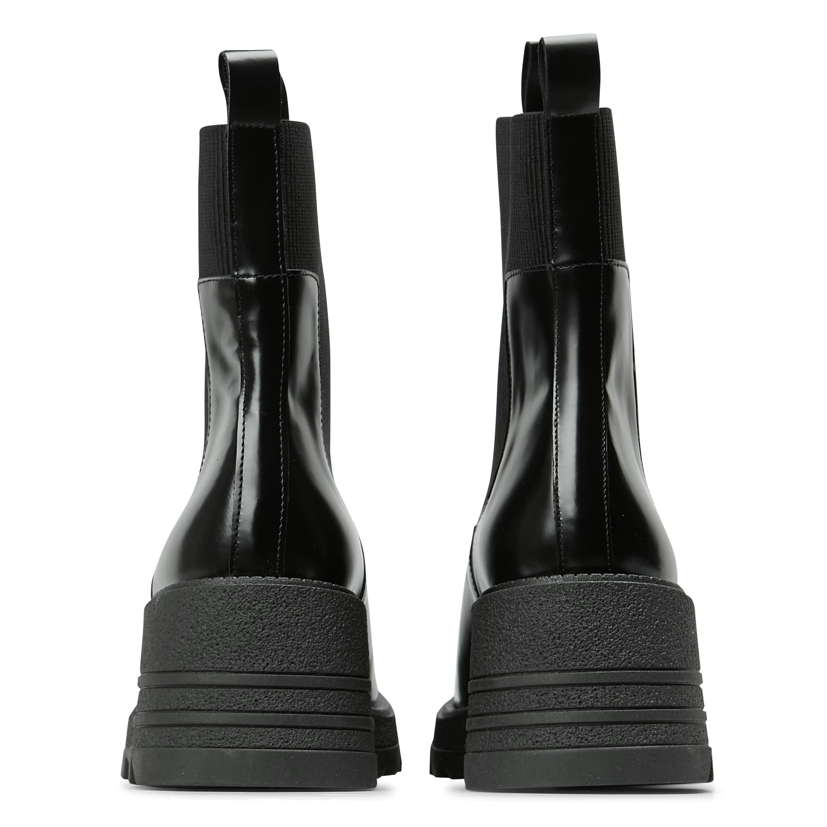 DOVE - Bottines en cuir| Noir