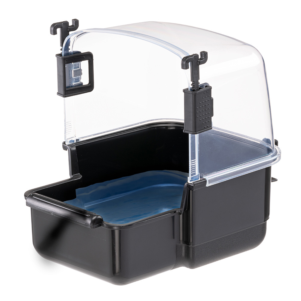 Bain petits perroquets perruches rio 3, oiseaux, plastique recyclé non toxique, ajustable, couleurs mélangées
