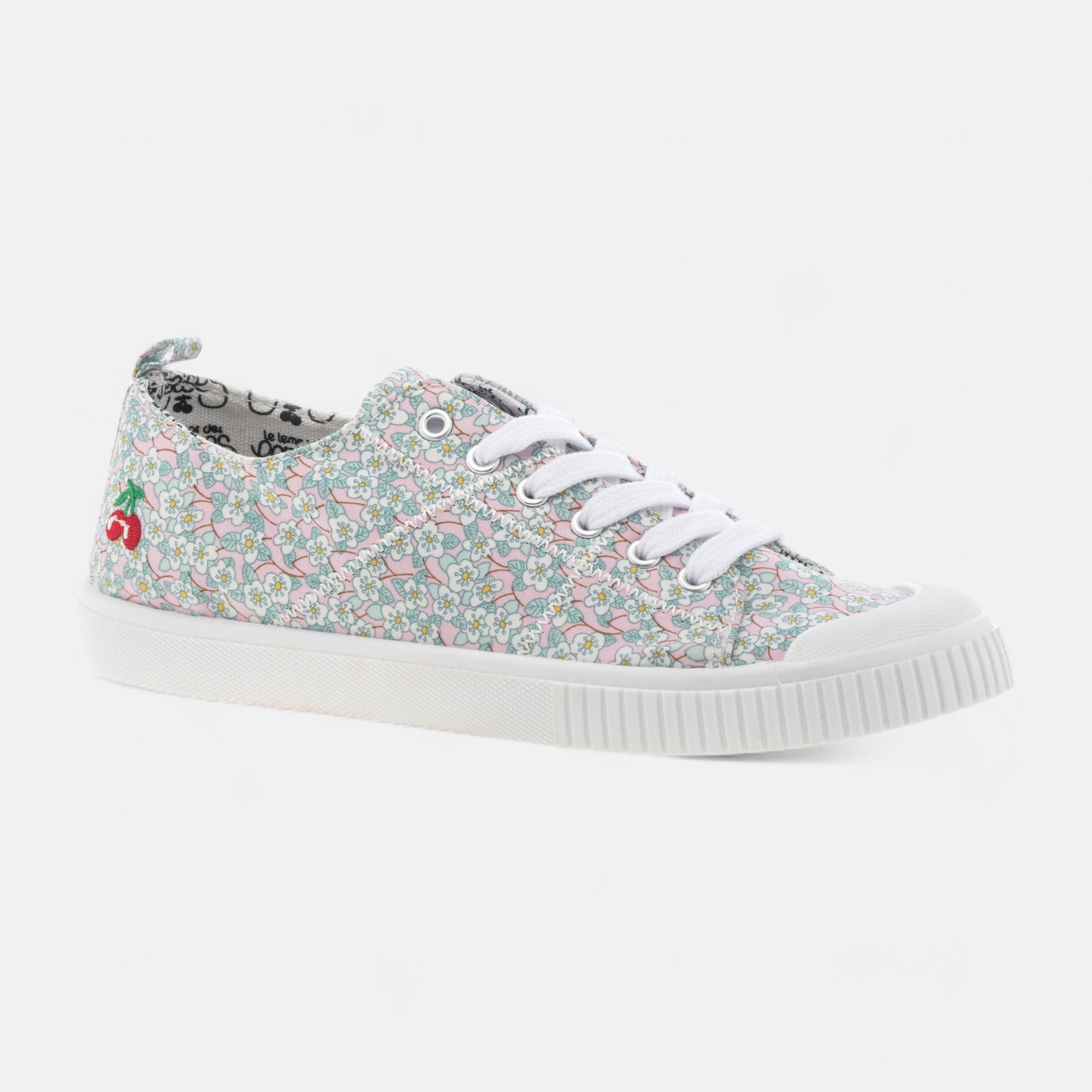 Baskets en toile Femme vert