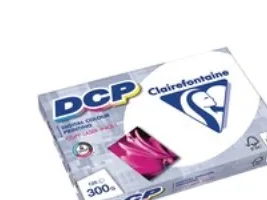 Papir til farveprint, Clairefontaine DCP, A4, 3801, 300g, hvid - (125 ark)