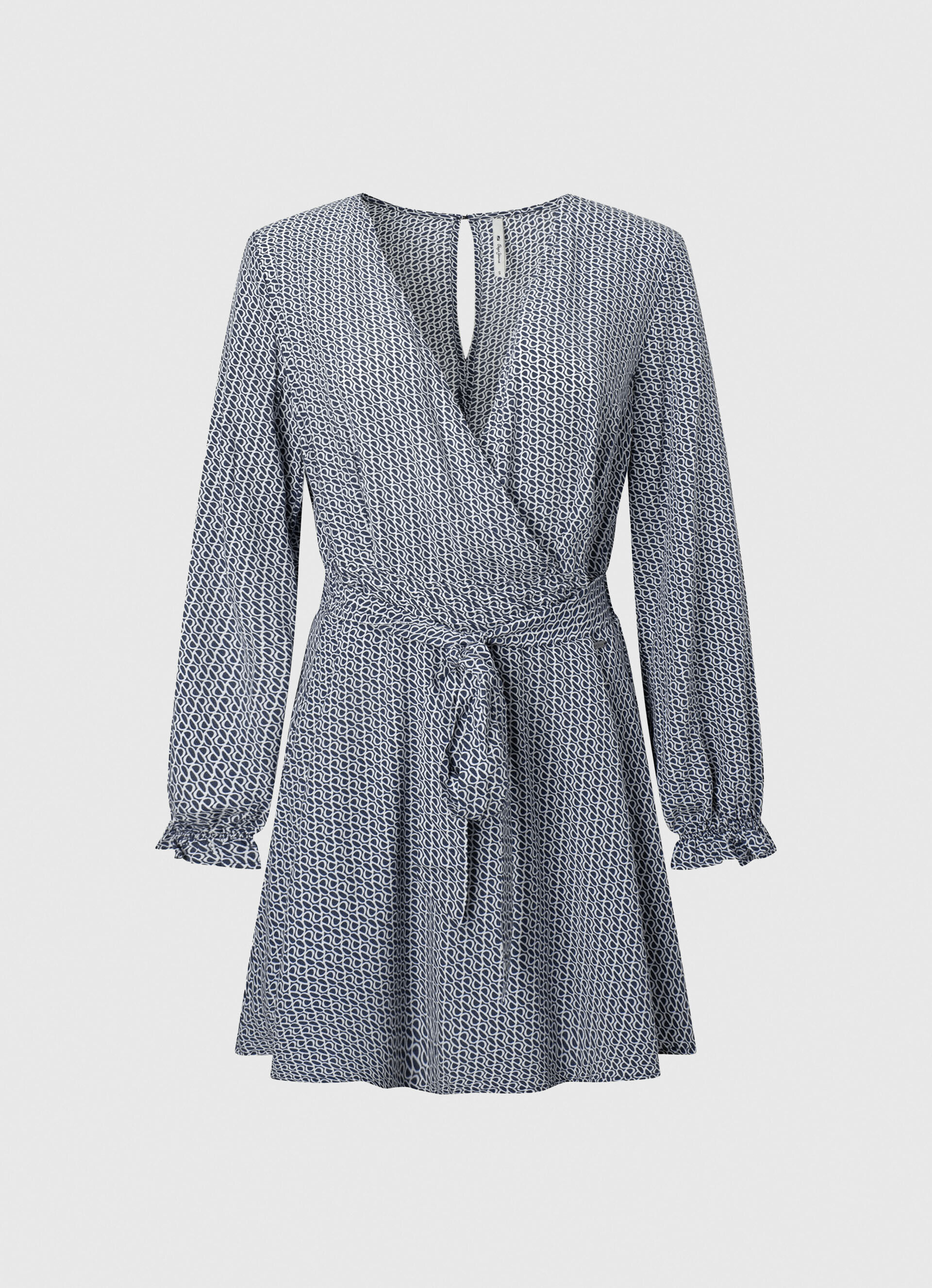 VESTIDO COM ESTAMPA DE LOGOTIPO - multicolorido