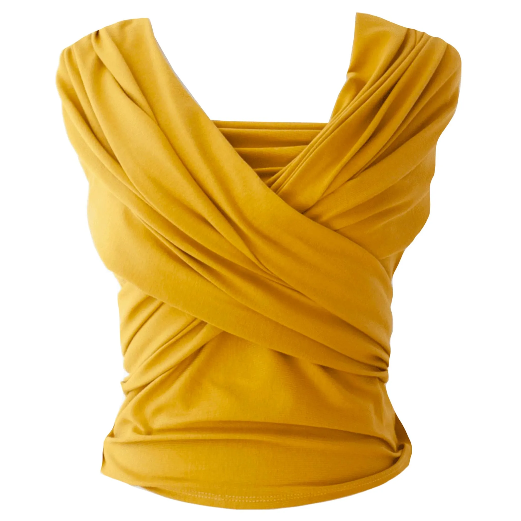 Maman Kangourou Écharpe Extensible Coton - Safran