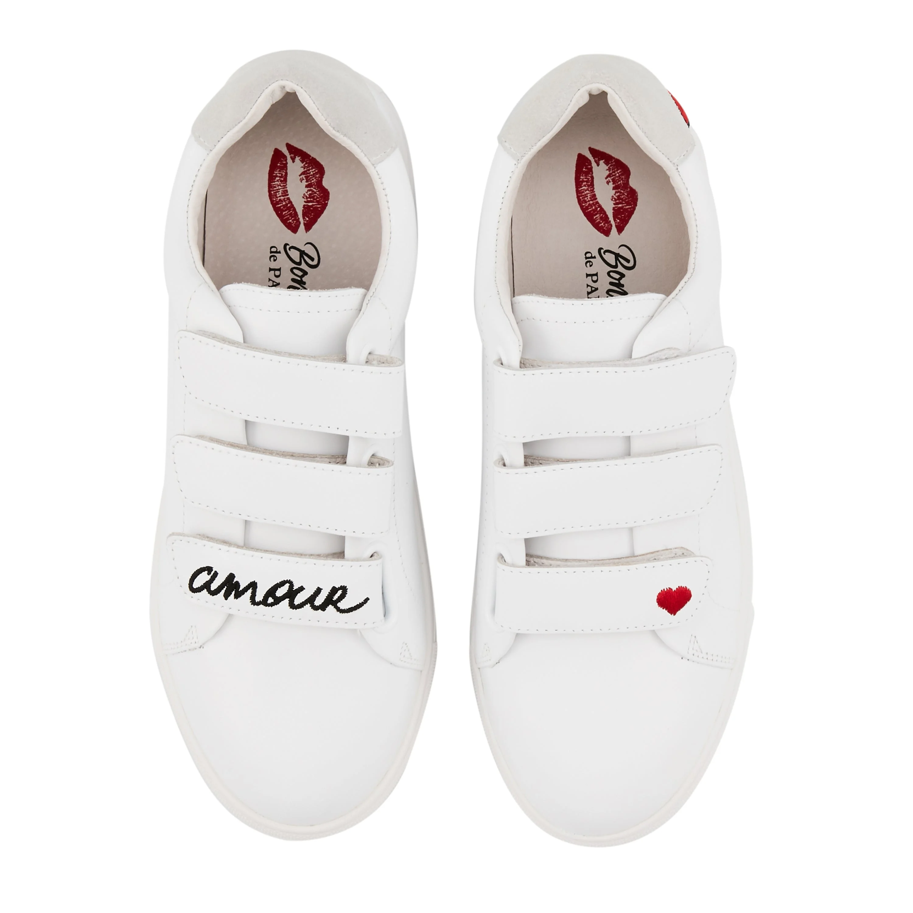 EDITH AMOUR - Sneakers en cuir | Blanc