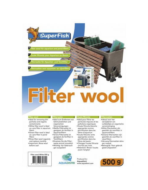 Superfish Witte Filterwatten Wit - Filters