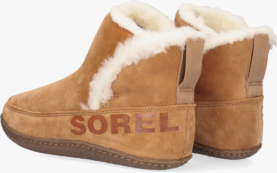 cognac sorel pantoffels nakiska bootie