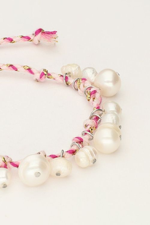 Island armband met parels