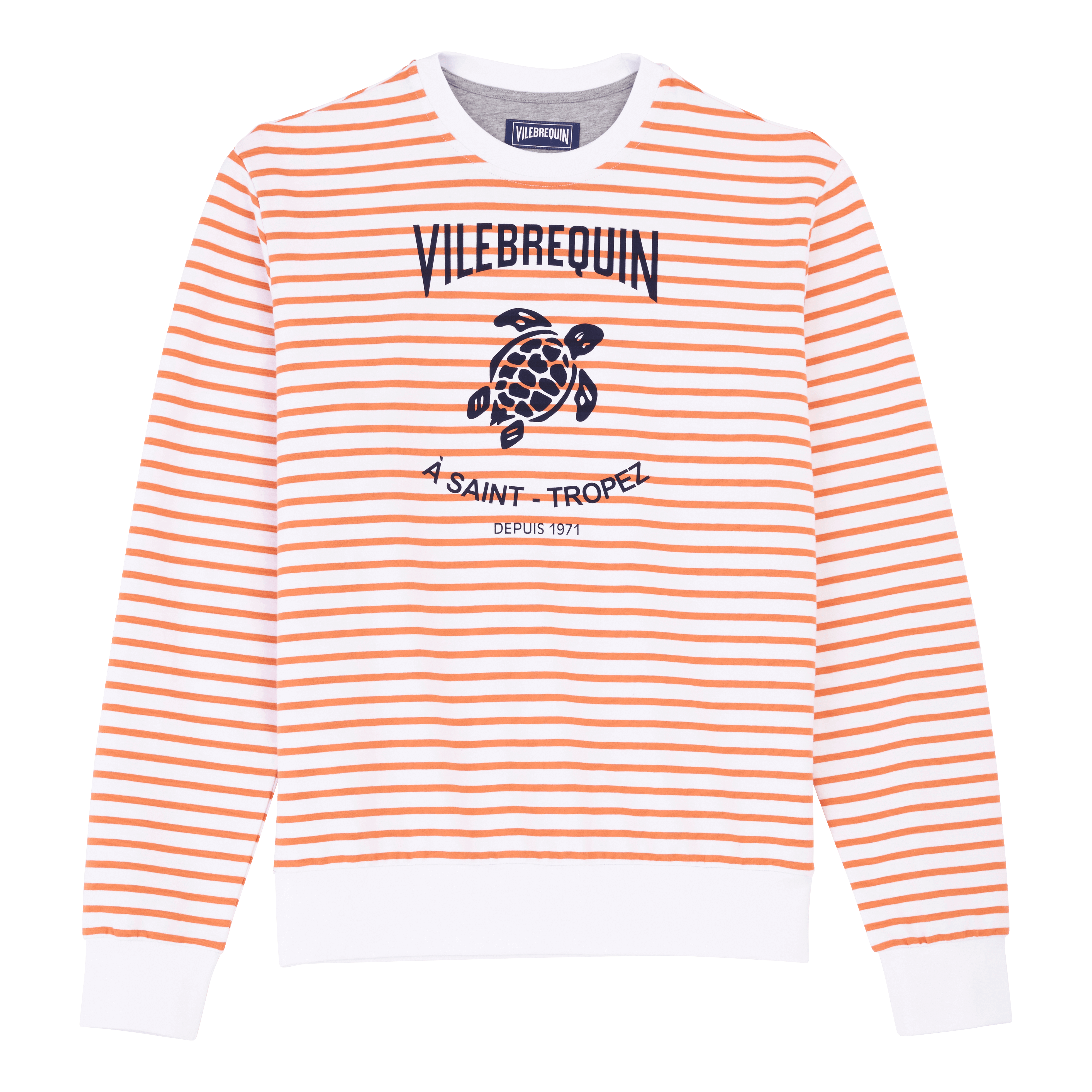 Sweatshirt en Coton Col Rond Homme