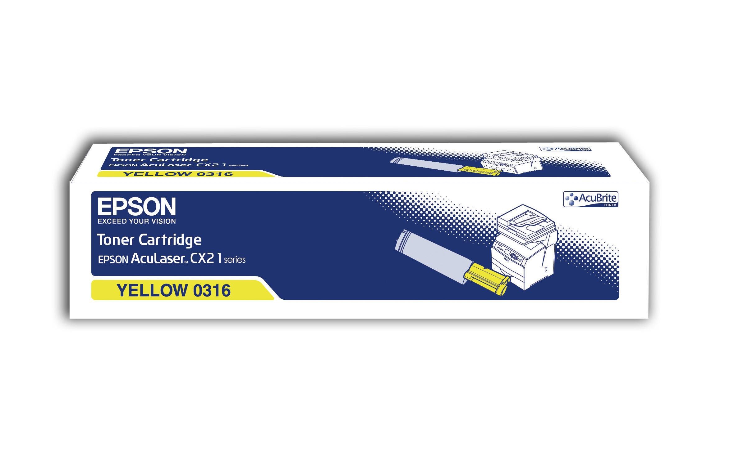 Toner C13S050316 Yellow<br>Original-Toner, gelb