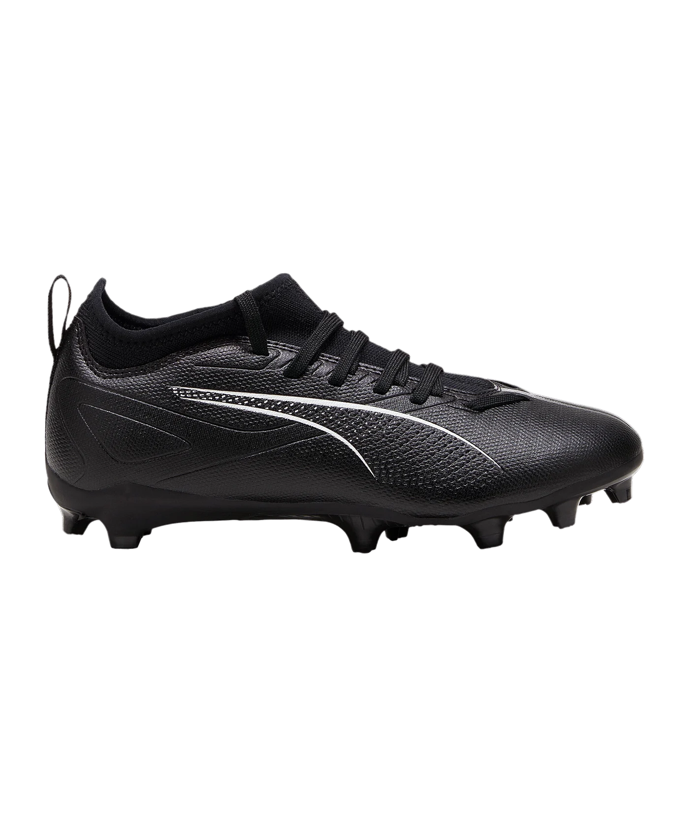 PUMA ULTRA 5 Match FG/AG Eclipse Jr Kids Schwarz Weiss F02