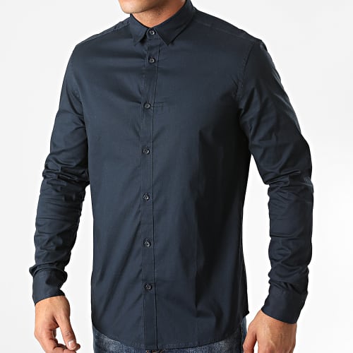 Chemise Manches Longues Tyler Bleu Marine