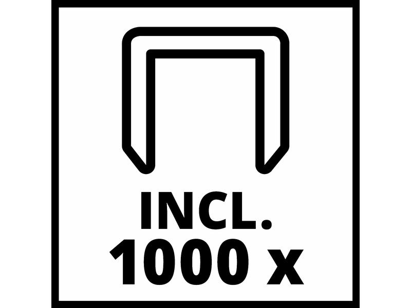 Einhell Elektro-Tacker TC-EN 20 E Bedienerfreundlicher Elektronagler mit 20 Schüsse pro Minute