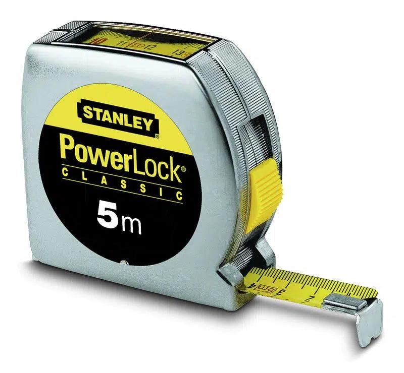 Stanley 0-33-932 Rolbandmaat Powerlock 5m - 19mm boveninkijkvenster