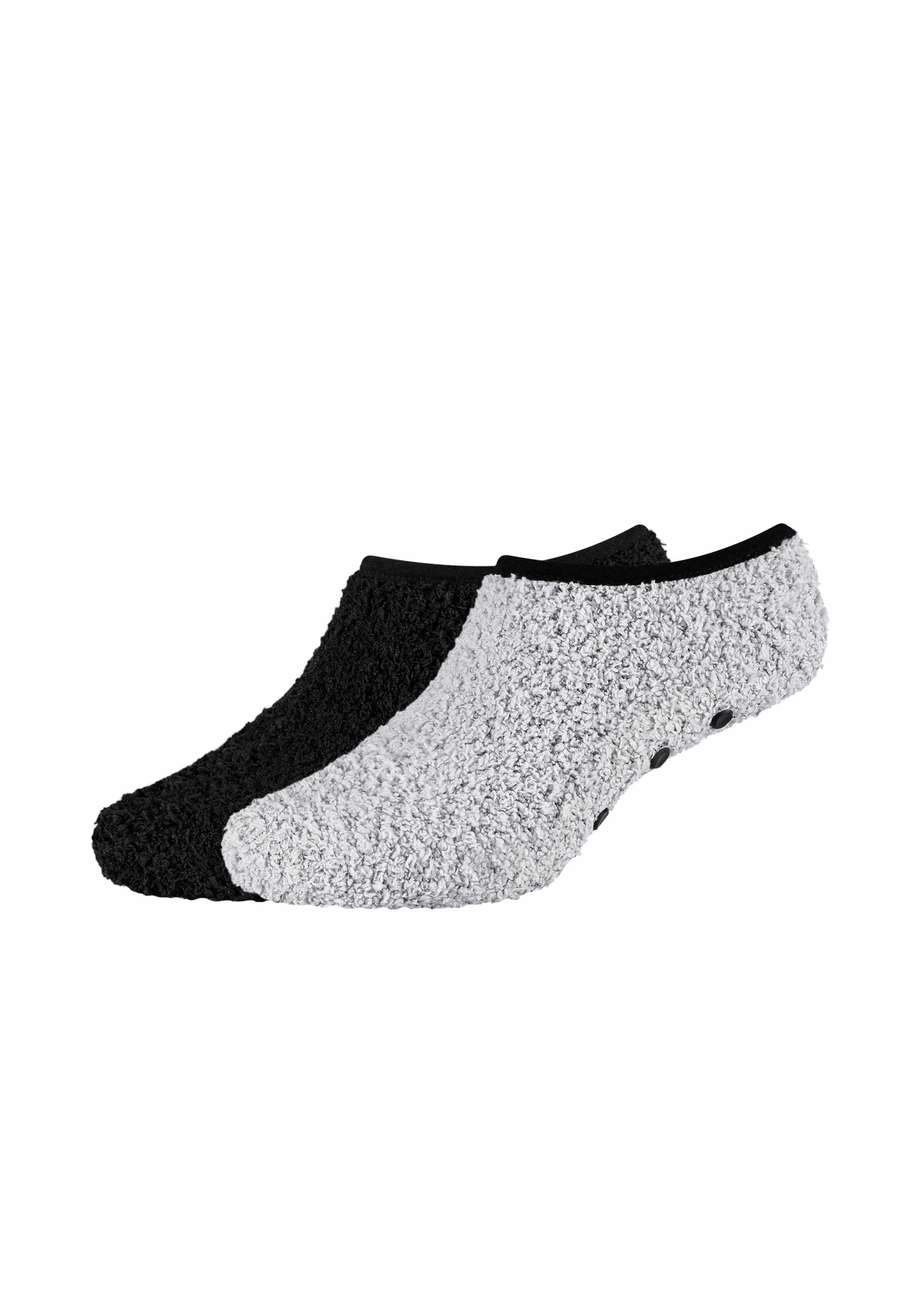 CAMANO Antirutsch-Socken Schwarz Textil