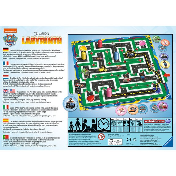 Labyrinthe Junior Pat Patrouille
