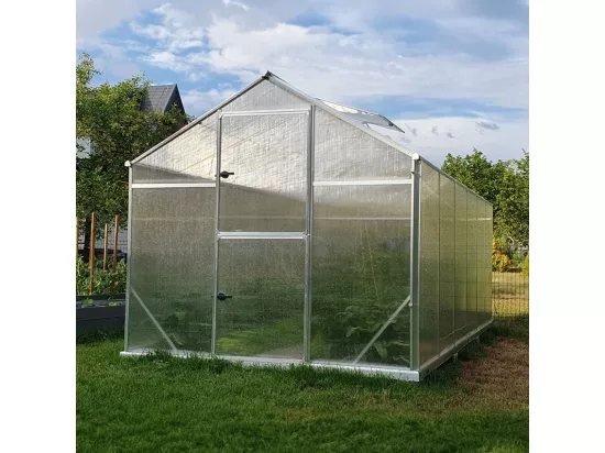 Serre de jardin en polycarbonate 290x570-640x220h FARRAND