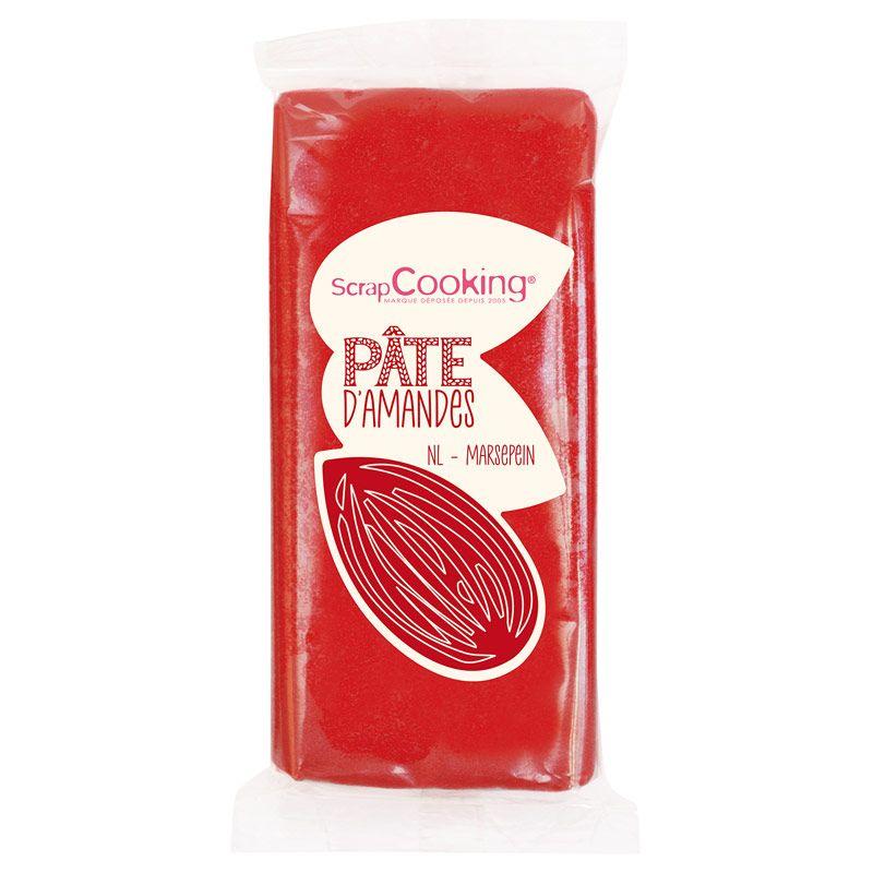Pâte d'amande - Rouge - 200 g Scrapcooking