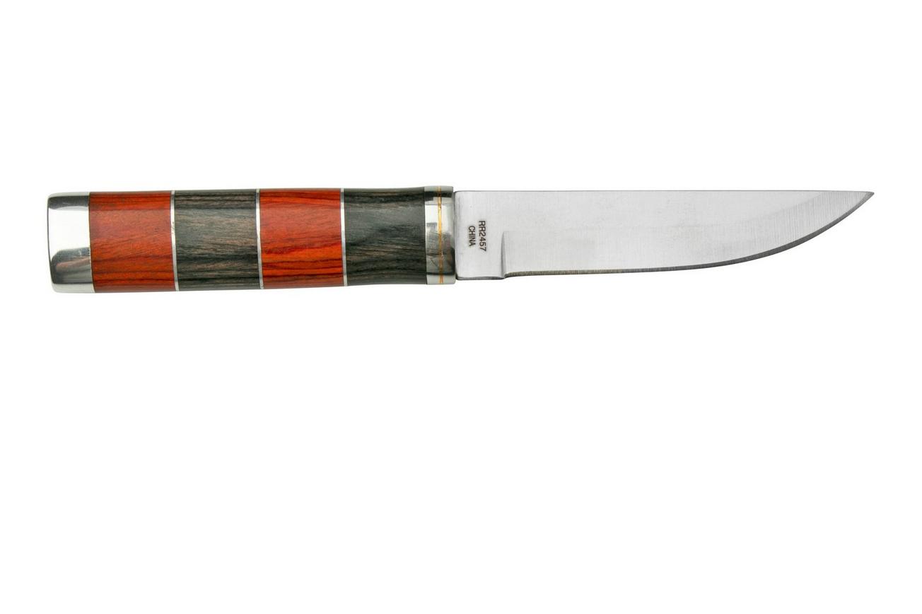 Rough Ryder Small Fixed Blade, Stacked Wood, RR2457 vaststaand mes