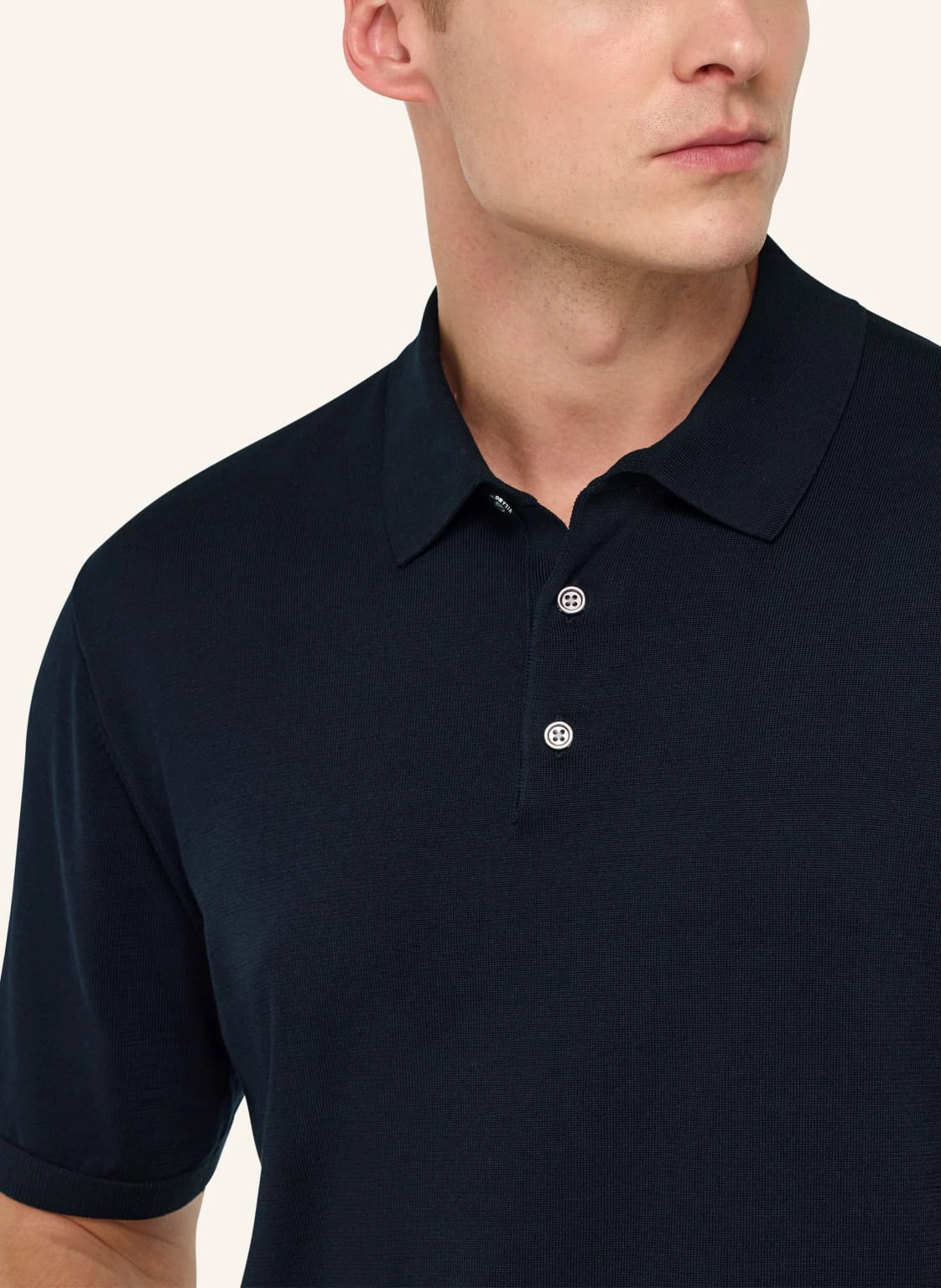 BOGGI MILANO Strick-Poloshirt