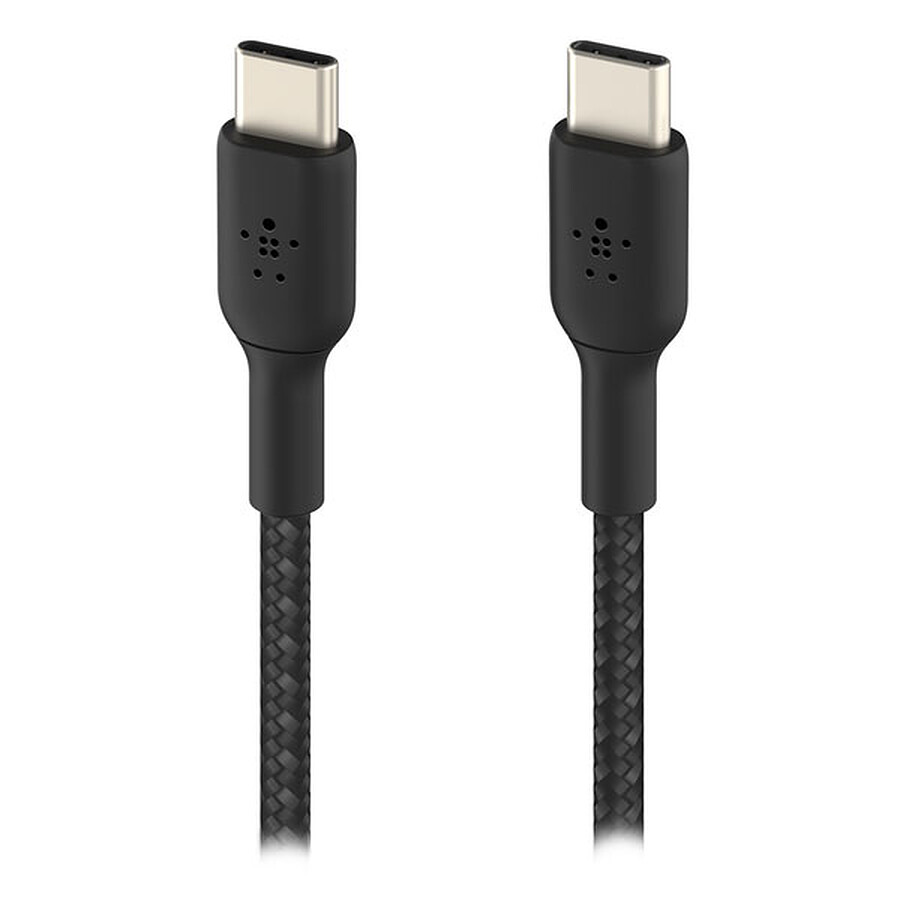 Belkin Câble USB-C vers USB-C renforcé 60 W (noir) - 2 m