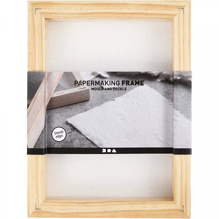 Doppelrahmen zum Papierschöpfen