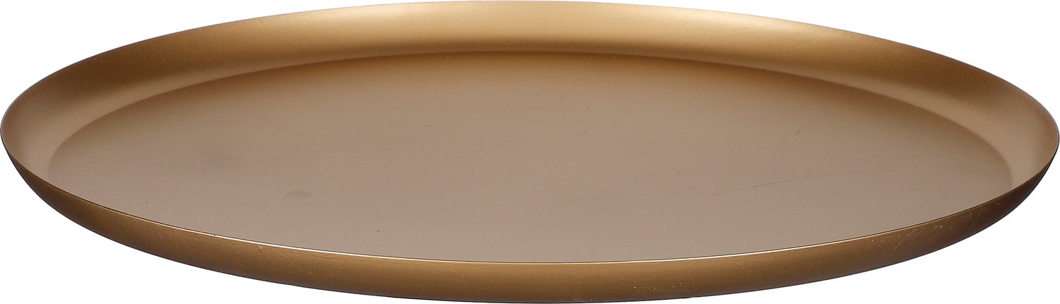 Mica Decorations decoratiebord Ward goud D 30 H 1 cm